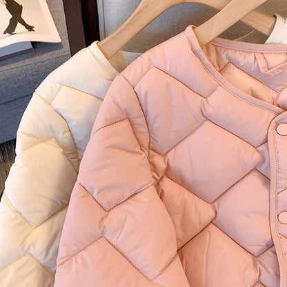 Veste Matelassée d'Hiver à Boutons pour Femme