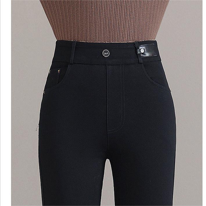 👖 60% DE RÉDUCTION! ✨ JEAN SKINNY CHAUD - Taille Haute & Tissu Stretch, Confort Optimal pour l'Hiver, Style Tendance pour Quotidien et Sorties ❄️💃