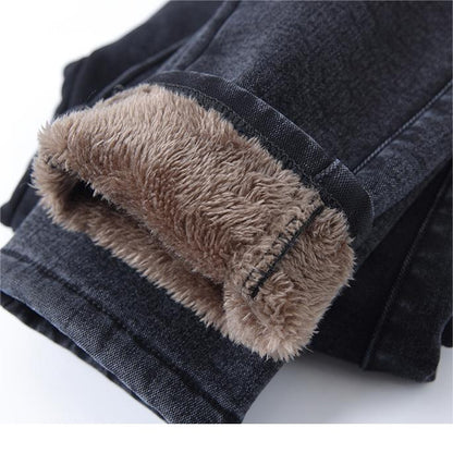 👖 60% DE RÉDUCTION! ✨ JEAN SKINNY CHAUD - Taille Haute & Tissu Stretch, Confort Optimal pour l'Hiver, Style Tendance pour Quotidien et Sorties ❄️💃