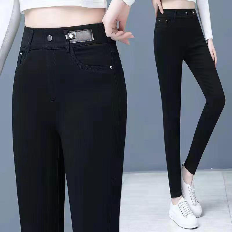 👖 60% DE RÉDUCTION! ✨ JEAN SKINNY CHAUD - Taille Haute & Tissu Stretch, Confort Optimal pour l'Hiver, Style Tendance pour Quotidien et Sorties ❄️💃