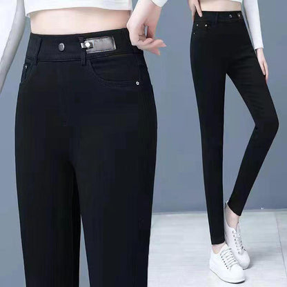 👖 60% DE RÉDUCTION! ✨ JEAN SKINNY CHAUD - Taille Haute & Tissu Stretch, Confort Optimal pour l'Hiver, Style Tendance pour Quotidien et Sorties ❄️💃