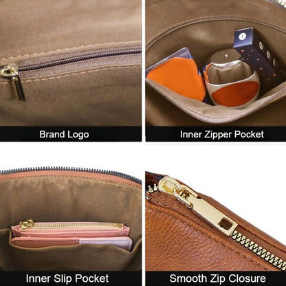 Sac polyvalent en cuir pour femmes