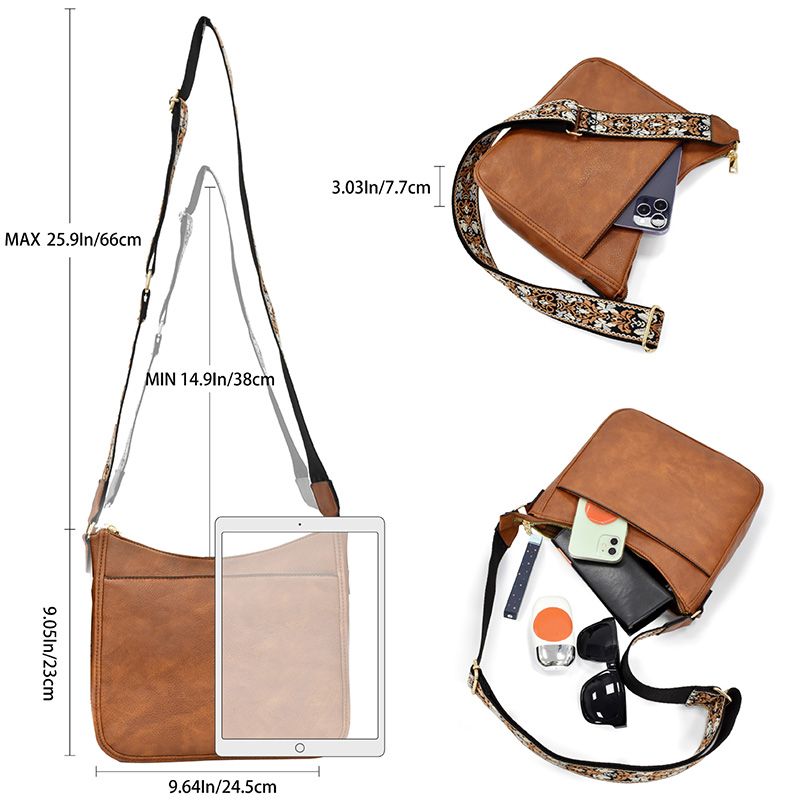 Sac polyvalent en cuir pour femmes