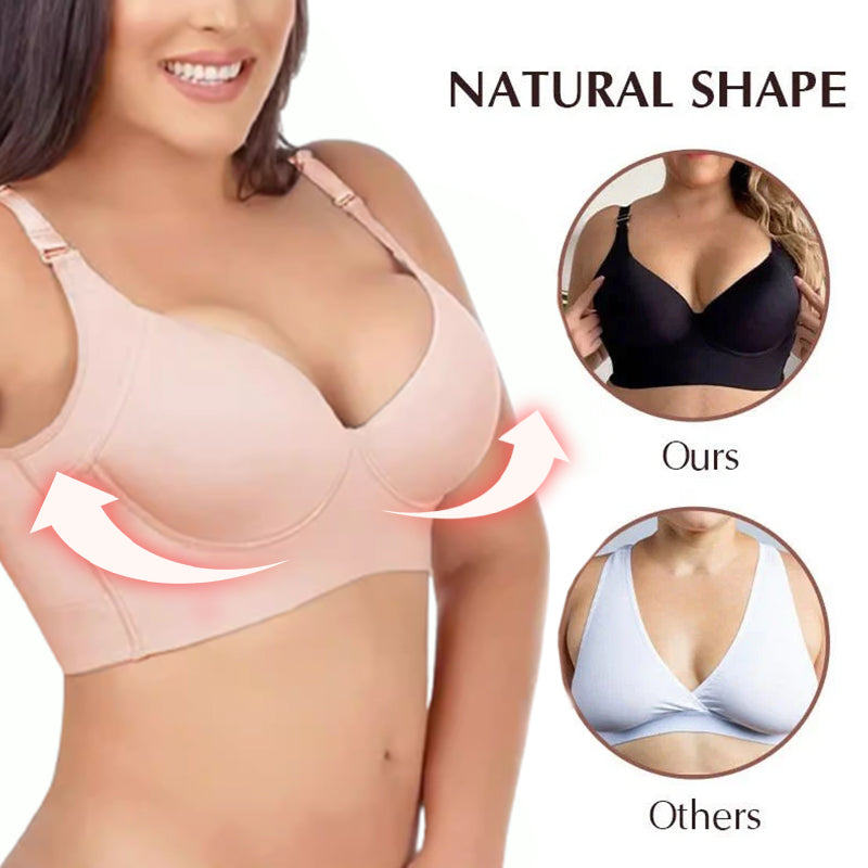 Bonnet push-up profondé V – Soutien-gorge anti-affaissement et anti-ptose, correcteur de galbe (anti-bavures)