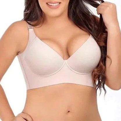 Bonnet push-up profondé V – Soutien-gorge anti-affaissement et anti-ptose, correcteur de galbe (anti-bavures)