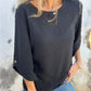 🔥 Durée limitée 49% de réduction 🔥 Casual col rond jacquard top pour femme