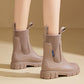 Bottes Mi-mollet Imperméables et Antidérapantes à Semelles Épaisses