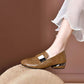Chaussures plates à bout rond et à talons hauts pour femmes