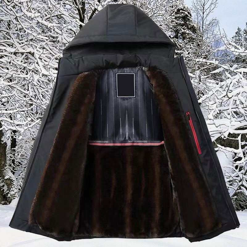 [cadeau chaleureux] Parka thermique épaisse à capuche pour homme 💥Livraison gratuite💥