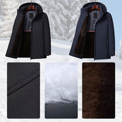 [cadeau chaleureux] Parka thermique épaisse à capuche pour homme 💥Livraison gratuite💥