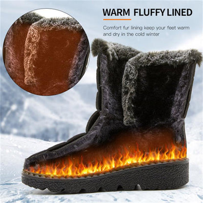 Bottes d'hiver glissantes pour femmes