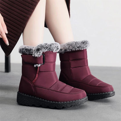 Bottes d'hiver glissantes pour femmes