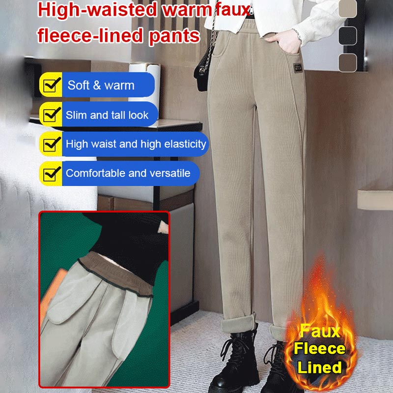 💫PANTALON CHAUD FEMME❄️Taille Haute & Doublure Polaire, Confort Optimal pour L'Hiver, Idéal pour Sport et Loisirs👖