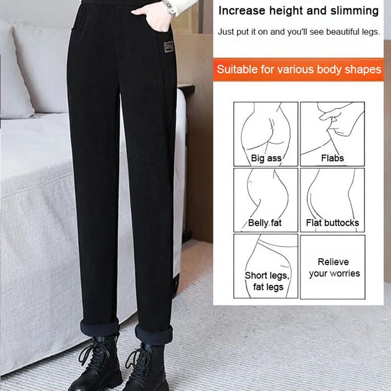 💫PANTALON CHAUD FEMME❄️Taille Haute & Doublure Polaire, Confort Optimal pour L'Hiver, Idéal pour Sport et Loisirs👖