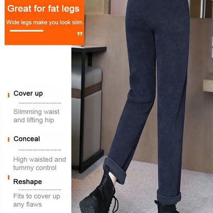💫PANTALON CHAUD FEMME❄️Taille Haute & Doublure Polaire, Confort Optimal pour L'Hiver, Idéal pour Sport et Loisirs👖