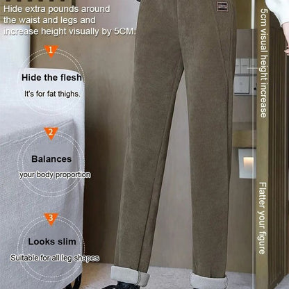 💫PANTALON CHAUD FEMME❄️Taille Haute & Doublure Polaire, Confort Optimal pour L'Hiver, Idéal pour Sport et Loisirs👖