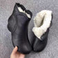 Bottes à Cheville Texturées Avec Fermeture Éclair pour Femmes