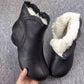 Bottes à Cheville Texturées Avec Fermeture Éclair pour Femmes