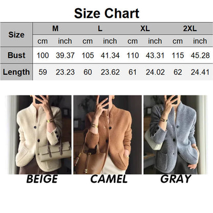 💝[Meilleur cadeau pour elle] Veste cardigan tricotée pour femme avec bouton