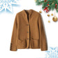 💝[Meilleur cadeau pour elle] Veste cardigan tricotée pour femme avec bouton