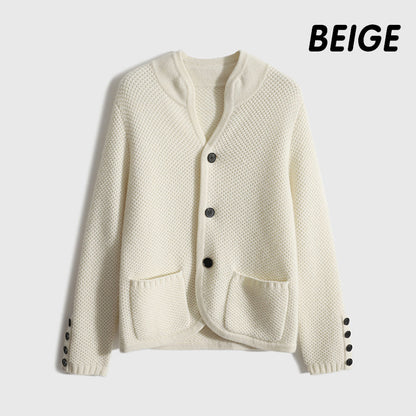 💝[Meilleur cadeau pour elle] Veste cardigan tricotée pour femme avec bouton