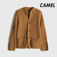 💝[Meilleur cadeau pour elle] Veste cardigan tricotée pour femme avec bouton
