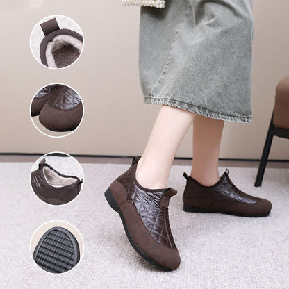 Chaussures à Enfiler Imperméables Antidérapantes Rembourrées en Coton