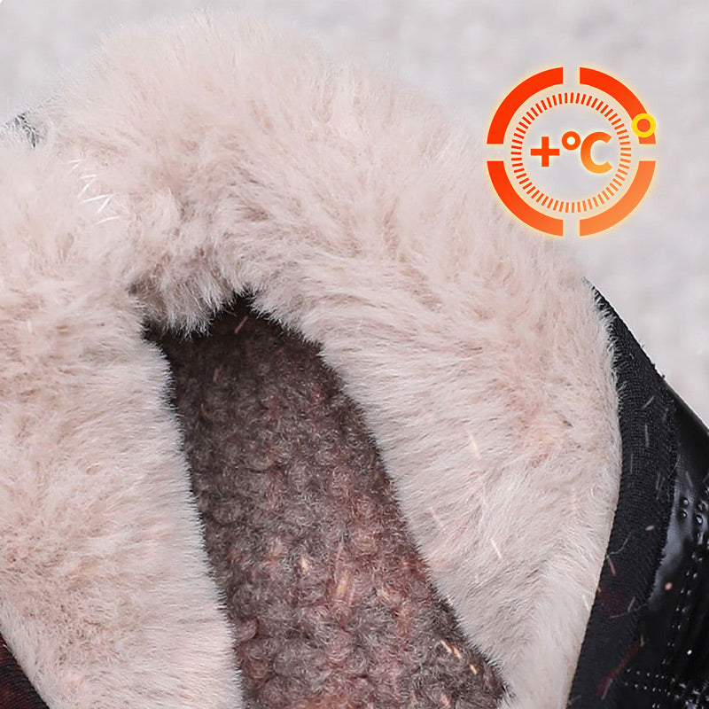 Chaussures à Enfiler Imperméables Antidérapantes Rembourrées en Coton