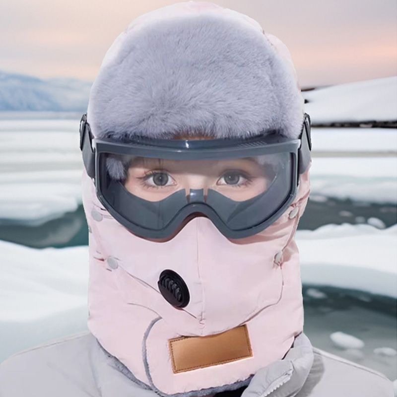 Chapeau de trappeur chaud avec bande réfléchissante de sécurité