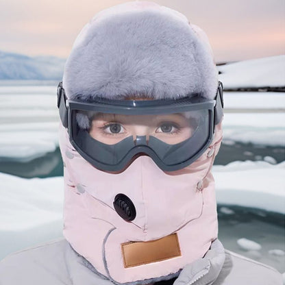 Chapeau de trappeur chaud avec bande réfléchissante de sécurité