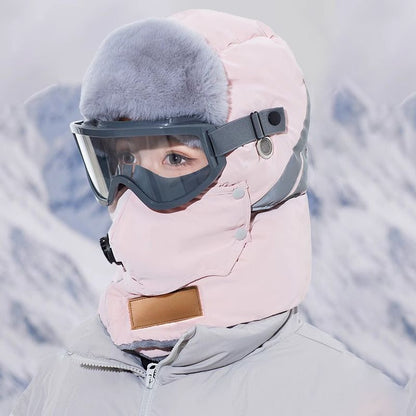 Chapeau de trappeur chaud avec bande réfléchissante de sécurité