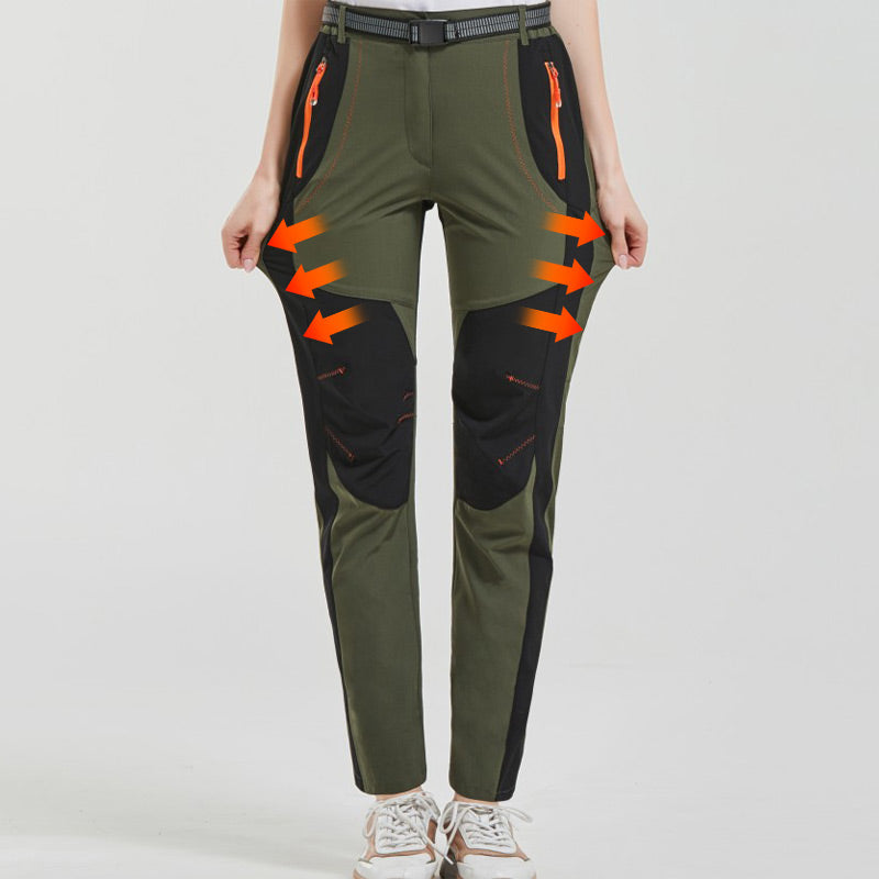 👖 50% DE RÉDUCTION! ✨ Pantalon de Randonnée - Coupe-Vent, Imperméable et Chaud avec Taille Élastique pour Randonnée et Voyages 🏔️🌧️