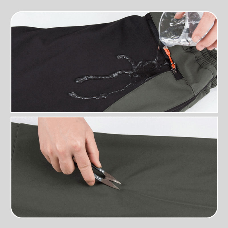👖 50% DE RÉDUCTION! ✨ Pantalon de Randonnée - Coupe-Vent, Imperméable et Chaud avec Taille Élastique pour Randonnée et Voyages 🏔️🌧️