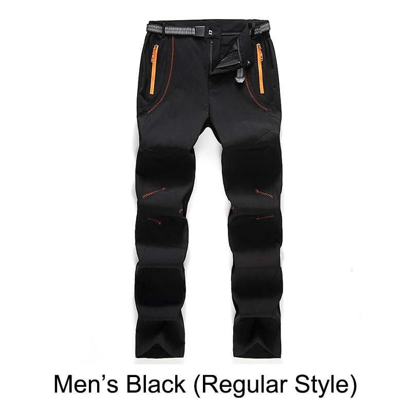 👖 50% DE RÉDUCTION! ✨ Pantalon de Randonnée - Coupe-Vent, Imperméable et Chaud avec Taille Élastique pour Randonnée et Voyages 🏔️🌧️