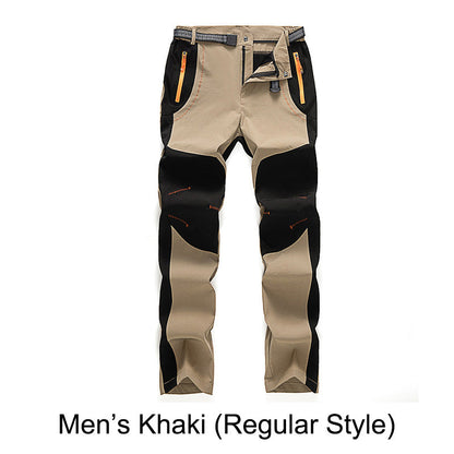 👖 50% DE RÉDUCTION! ✨ Pantalon de Randonnée - Coupe-Vent, Imperméable et Chaud avec Taille Élastique pour Randonnée et Voyages 🏔️🌧️
