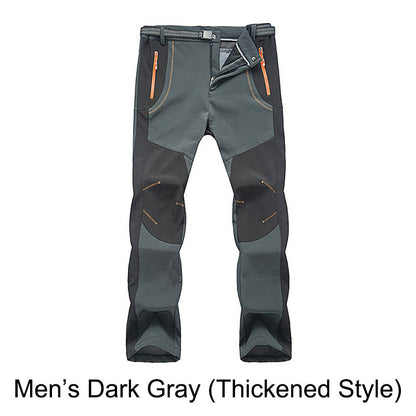 👖 50% DE RÉDUCTION! ✨ Pantalon de Randonnée - Coupe-Vent, Imperméable et Chaud avec Taille Élastique pour Randonnée et Voyages 🏔️🌧️