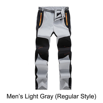 👖 50% DE RÉDUCTION! ✨ Pantalon de Randonnée - Coupe-Vent, Imperméable et Chaud avec Taille Élastique pour Randonnée et Voyages 🏔️🌧️