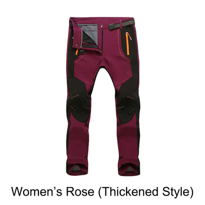 👖 50% DE RÉDUCTION! ✨ Pantalon de Randonnée - Coupe-Vent, Imperméable et Chaud avec Taille Élastique pour Randonnée et Voyages 🏔️🌧️