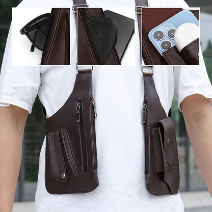 🔥2026 NEW HOT SALE 🔥Sac tactique antivol à double bandoulière et à poches multiples pour homme