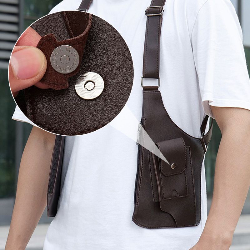 🔥2026 NEW HOT SALE 🔥Sac tactique antivol à double bandoulière et à poches multiples pour homme