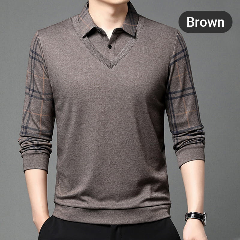💥Soldes exceptionnelles du Black Friday - 49 % DE RÉDUCTION🔥Pull-over deux pièces en tricot pour homme