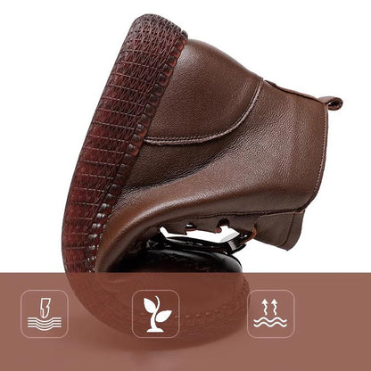 Cadeau d'hiver - Bottes imperméables à zip latéral avec doublure chaude pour femmes