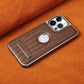 Coque de téléphone magnétique avec motif à crocodile et support
