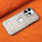 Coque de téléphone magnétique avec motif à crocodile et support