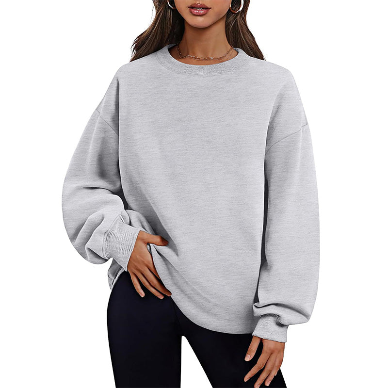 💃Sweatshirts oversize à col roulé et poches pour femmes💝