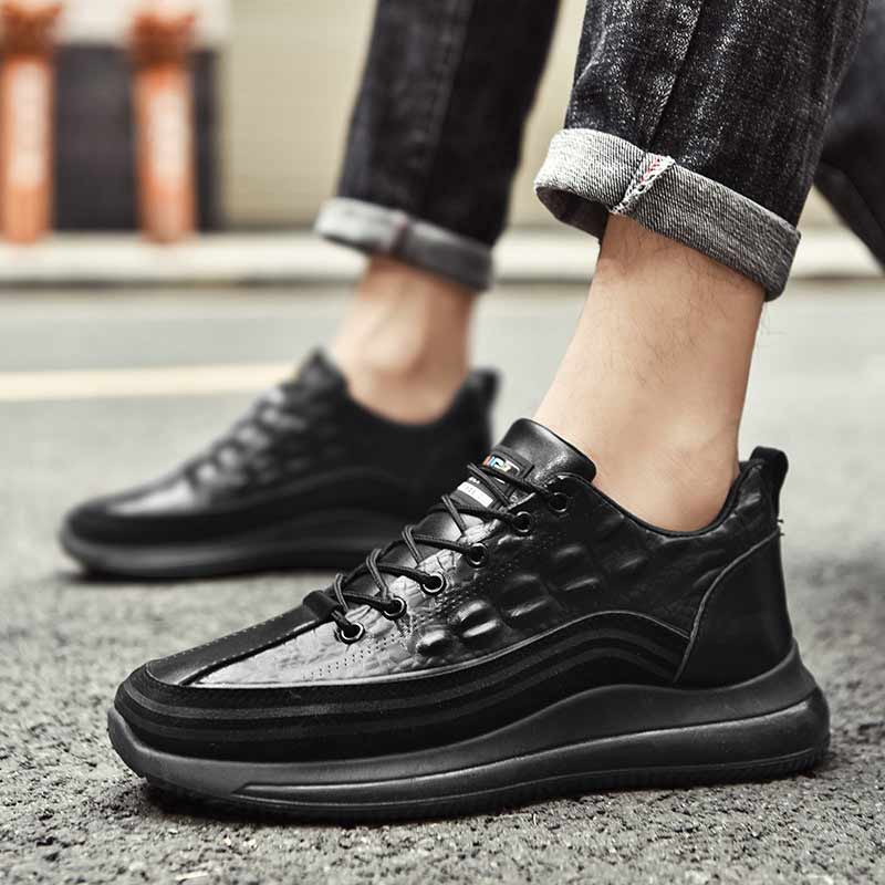 ✨ Chaussures pour hommes Crocodile de luxe à coussin d'air