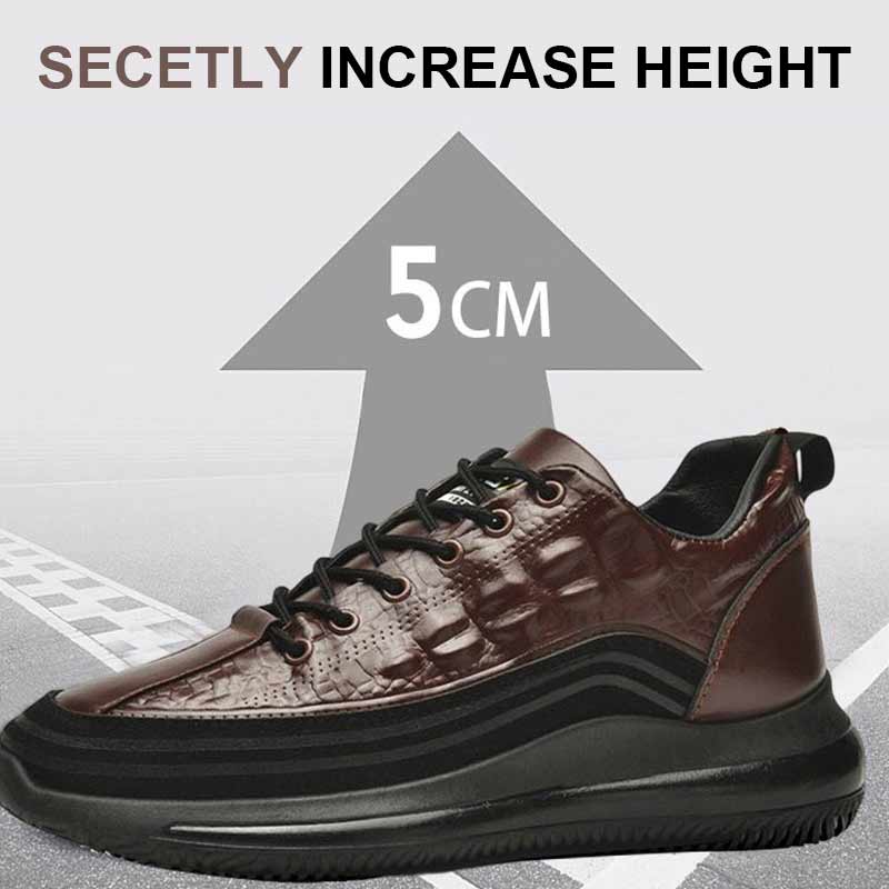 ✨ Chaussures pour hommes Crocodile de luxe à coussin d'air