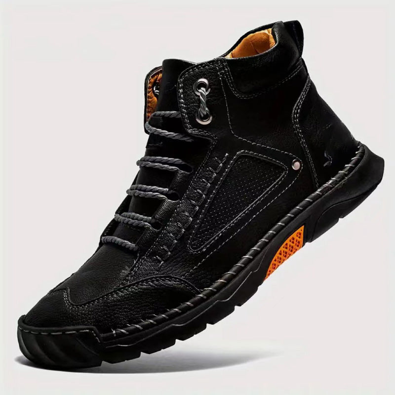 💥Chot Vente💥sylish cousue à la main Flat Sole Boots Men's 💥ultimate Comfort💥