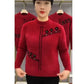 Pull Tricoté à Col Rond Imprimé pour Femmes