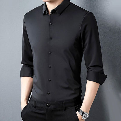 Chemise Classique Résistante au Froissement de Luxe pour Hommes